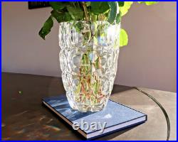 Vase cristal Saint Louis, collection Esterel. H27,6cm. 7,4Kgs. Signé