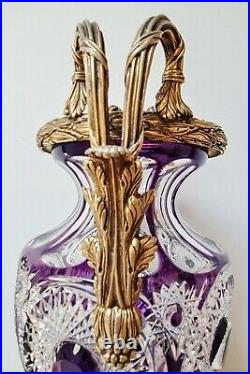 Vase cristal style Napoleon III Martin Benito Napoleon III style crystal vase