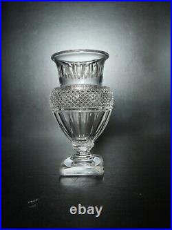 Vase cristal taillé Baccarat Laetitia musée de la cristallerie 19 cm