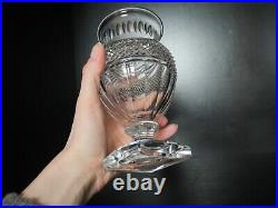 Vase cristal taillé Baccarat Laetitia musée de la cristallerie 19 cm