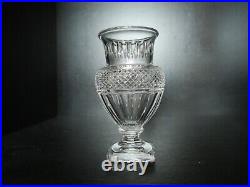 Vase cristal taillé Baccarat Laetitia musée de la cristallerie 19 cm