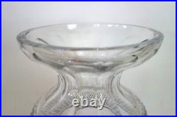 Vase cristal taillé forme Médicis Saint Louis début XXème