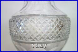 Vase cristal taillé forme Médicis Saint Louis début XXème