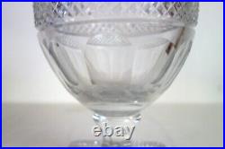 Vase cristal taillé forme Médicis Saint Louis début XXème