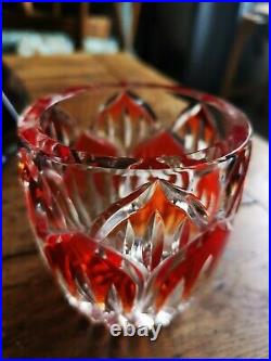 Vase cristal taillé st Louis, Baccarat
