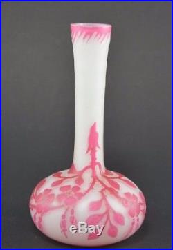 Vase cristallerie de pantin (devez daum galle)