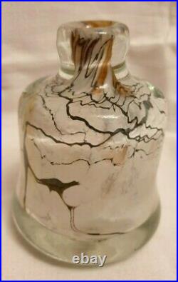 Vase de J. P. UMBDENSTOCK, verre soufflé, effet Culbuto