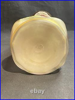 Vase émaillé de Legras, Montjoye model Musset Fleurs de Pavot 1900