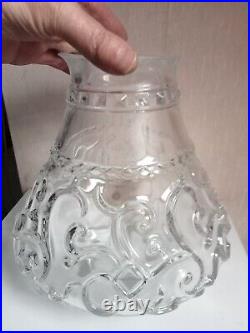 Vase en Cristal de Bayel France, hauteur 25 cm diamètre maxi 25 cm, 1950