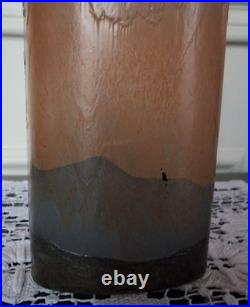 Vase en Pâte de Verre Décor Lacustre Dégagé à l'acide Signé LEGRAS Années 1900