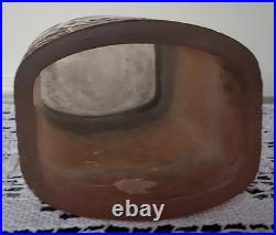 Vase en Pâte de Verre Décor Lacustre Dégagé à l'acide Signé LEGRAS Années 1900