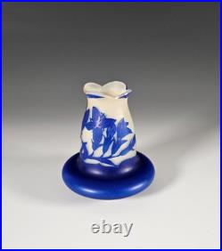 Vase en Verre Art Nouveau signature Richard 12 cm