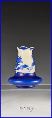 Vase en Verre Art Nouveau signature Richard 12 cm