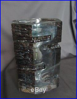 Vase en cristal de CÉSAR BALDACCINI modèle Argos DAUM FRANCE des années 70