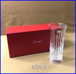 Vase en cristal signé BACCARAT modèle HARMONIE 18 cm + boite (fleurs soliflore)