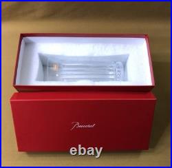 Vase en cristal signé BACCARAT modèle HARMONIE 18 cm + boite (fleurs soliflore)