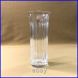Vase en cristal signé BACCARAT modèle HARMONIE 18 cm + boite (fleurs soliflore)