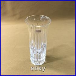 Vase en cristal signé BACCARAT modèle HARMONIE 18 cm + boite (fleurs soliflore)