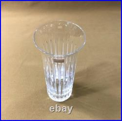 Vase en cristal signé BACCARAT modèle HARMONIE 18 cm + boite (fleurs soliflore)