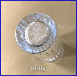 Vase en cristal signé BACCARAT modèle HARMONIE 18 cm + boite (fleurs soliflore)