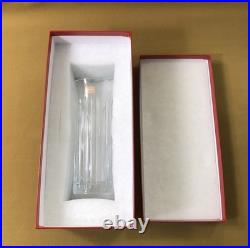 Vase en cristal signé BACCARAT modèle HARMONIE 18 cm + boite (fleurs soliflore)