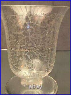 Vase en cristal signé BACCARAT modèle Michel-Ange