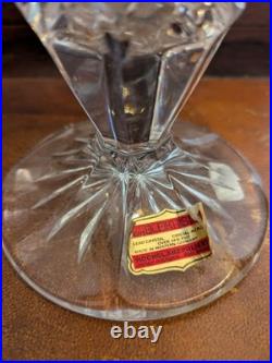 Vase en cristal vintage hofbauer 1970