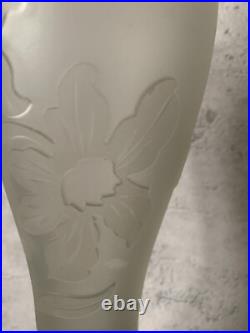 Vase en pate de verre signé vianne pour suberville