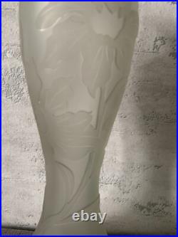Vase en pate de verre signé vianne pour suberville