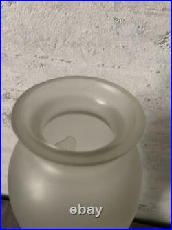 Vase en pate de verre signé vianne pour suberville