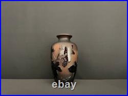 Vase en verre gravé La Rochère Vase en verre gravé La Rochère