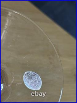 Vase en verre soufflé Empoli Rouge rubis Made in Italy 1960/70 Vintage