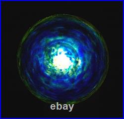 Vase en verre soufflé signé David GUERON (DEGUE) Art déco Excellent état