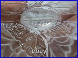 Vase éventail cristal Baccarat Papillon de 1878