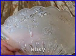 Vase éventail cristal Baccarat Papillon de 1878