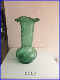 Vase legras ancien torsadé hauteur 28 cm
