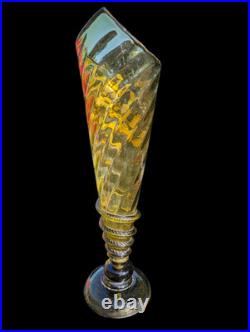 Vase legras cornet de papier 41 cm