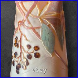 Vase legras signé