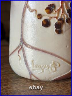 Vase legras signé