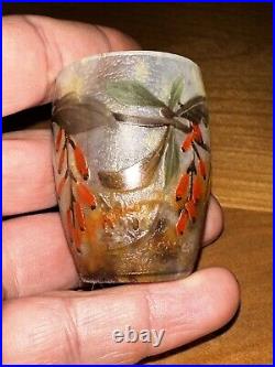 Vase miniature Goblets Daum Nancy
