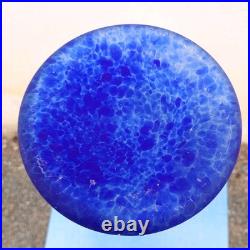 Vase pâte de verre Soliflore Ancien Bleu Cobalt Vase pâte de verre Soliflore Ancien Bleu Cobalt