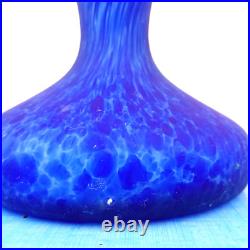 Vase pâte de verre Soliflore Ancien Bleu Cobalt Vase pâte de verre Soliflore Ancien Bleu Cobalt