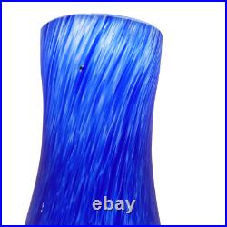 Vase pâte de verre Soliflore Ancien Bleu Cobalt Vase pâte de verre Soliflore Ancien Bleu Cobalt