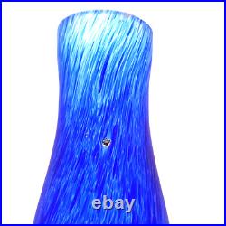 Vase pâte de verre Soliflore Ancien Bleu Cobalt Vase pâte de verre Soliflore Ancien Bleu Cobalt