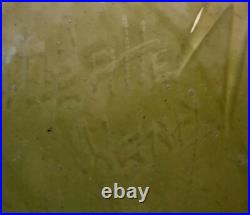 Vase pâte de verre décor Peint Signé Delatte Nancy 1887-1953