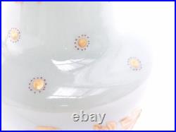 Vase pâte de verre émaillée Legras St Denis Art nouveau (14529)