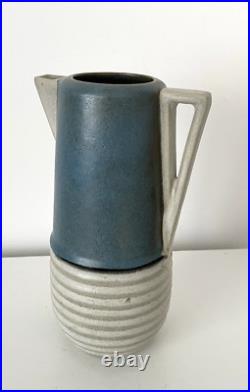 Vase pichet art déco Louis Lourioux marque à la louve