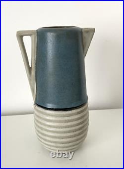 Vase pichet art déco Louis Lourioux marque à la louve