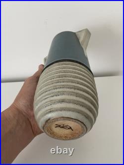 Vase pichet art déco Louis Lourioux marque à la louve