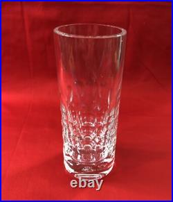 Vase rouleau en cristal taillé signé BACCARAT 19,5 cm Fleurs Soliflore Décor